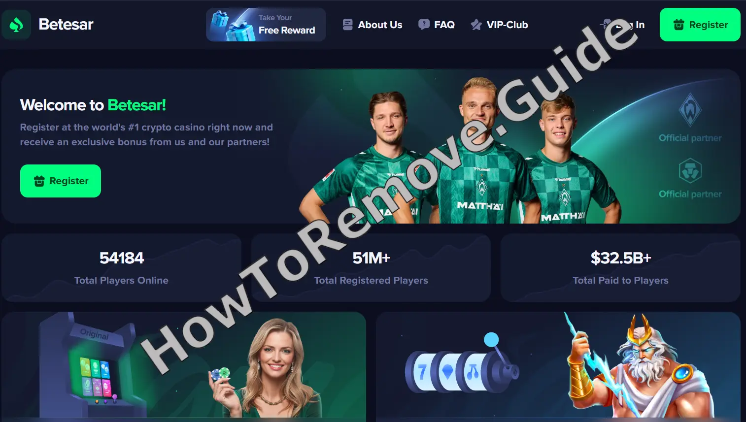 The Betesar Crypto Casino Scam – Report
