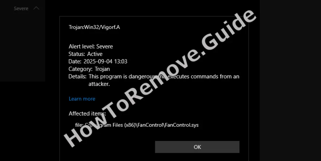 Fix your PC and Remove Fan Control Trojan the Right Way
