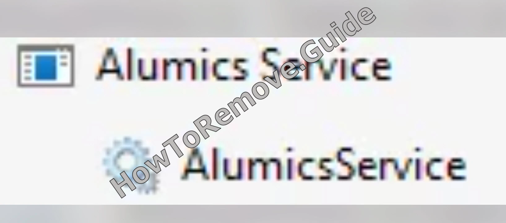 Come Rimuovere Alumics Service