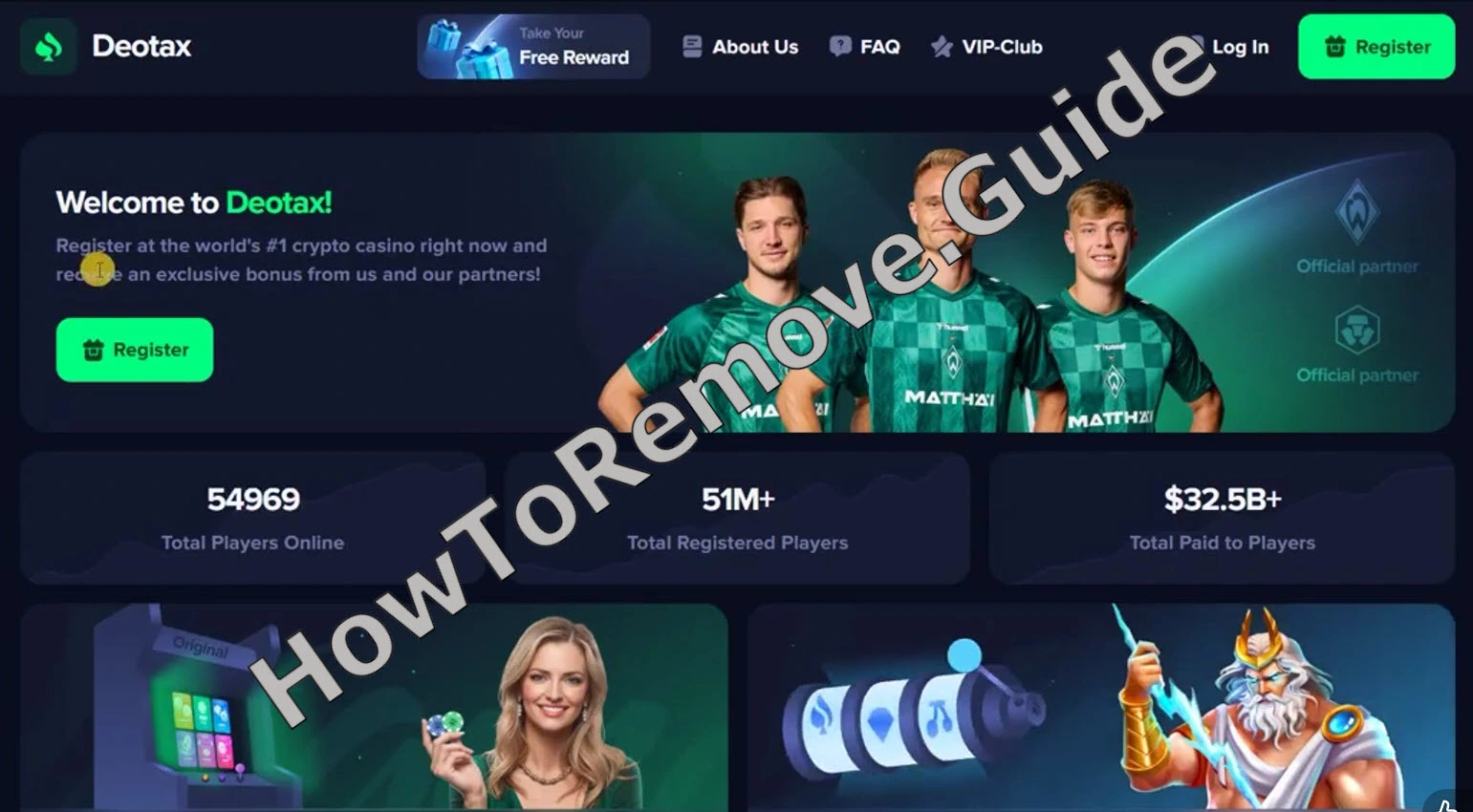 The Deotax Crypto Casino Scam – Report