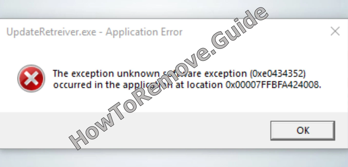 How to Remove UpdateRetreiver.exe