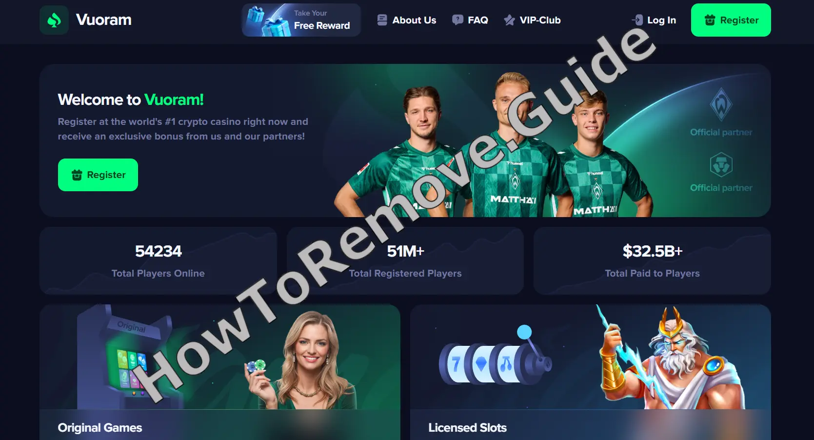 The Vuoram Crypto Casino Scam – Report