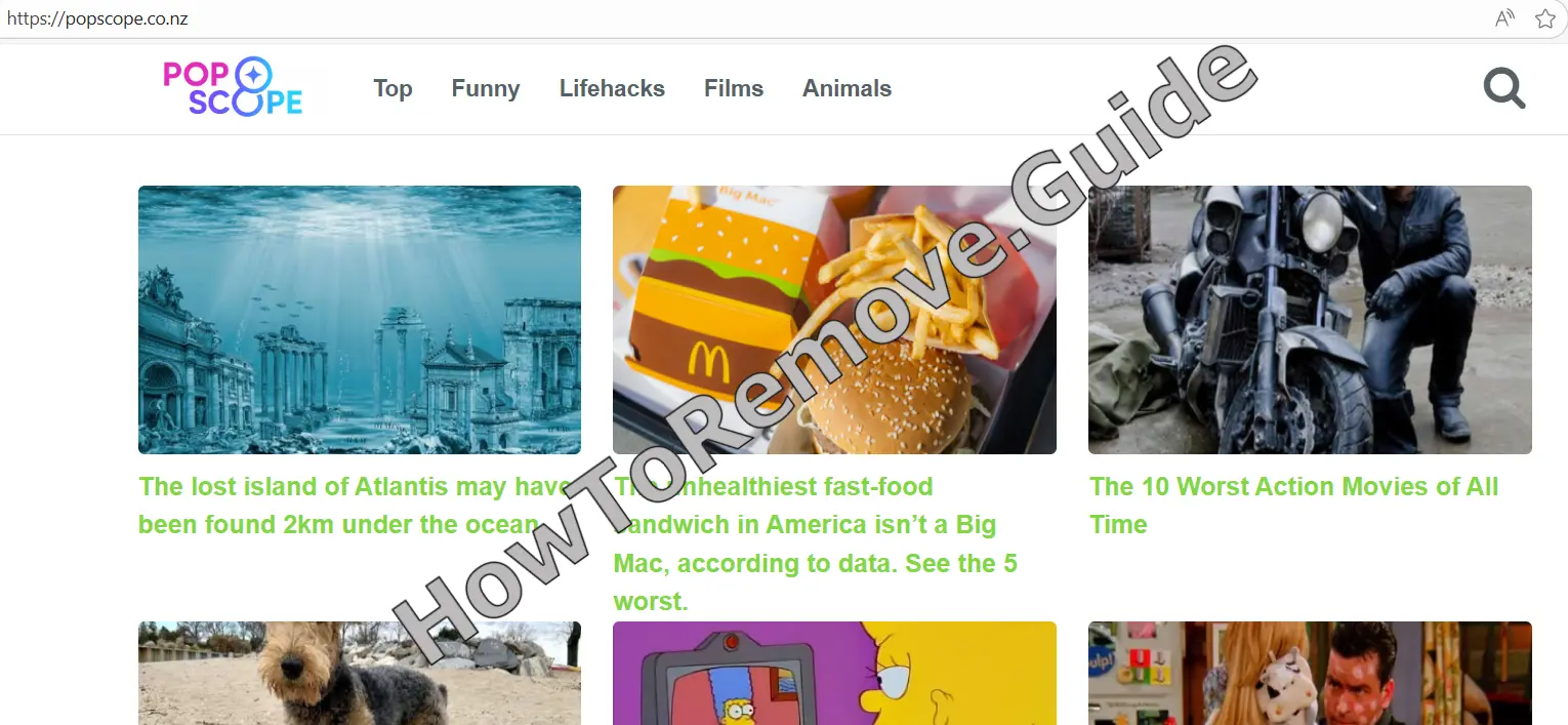 How to Remove Popscope.co.nz