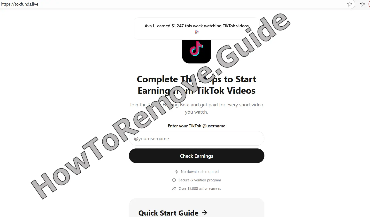TokFunds.live Review: Hidden Ownership, $400/Day Promise, and Key Warnings