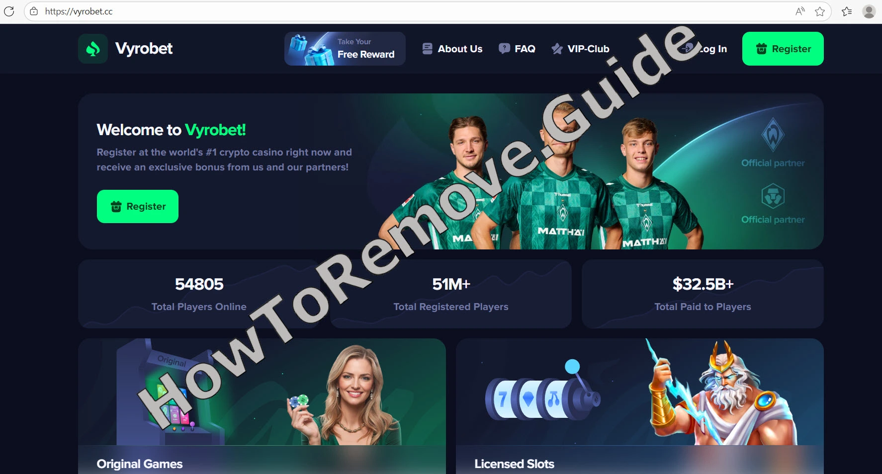 The Vyrobet.cc Crypto Casino Scam – Report