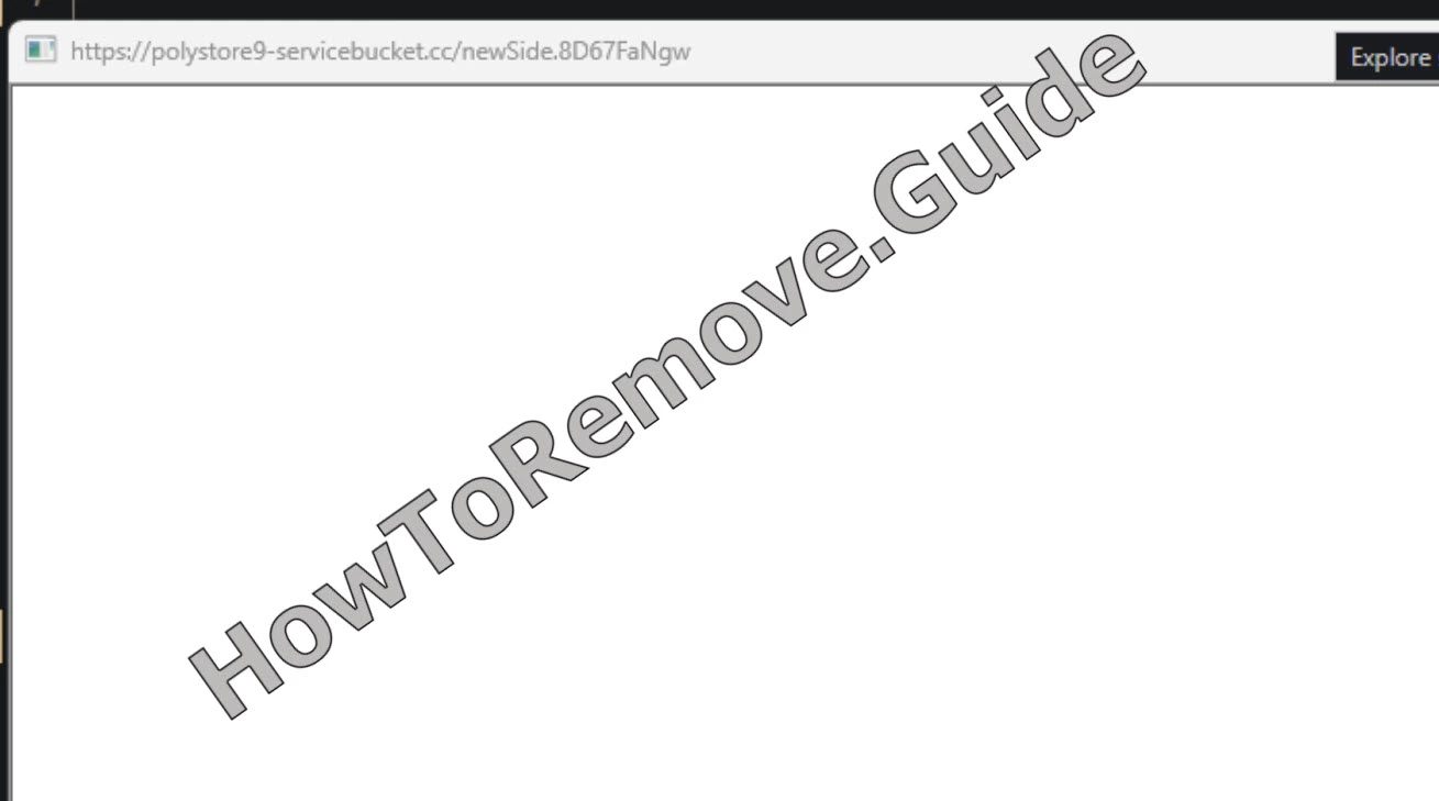 How to Remove Polystore9-servicebucket.cc Link