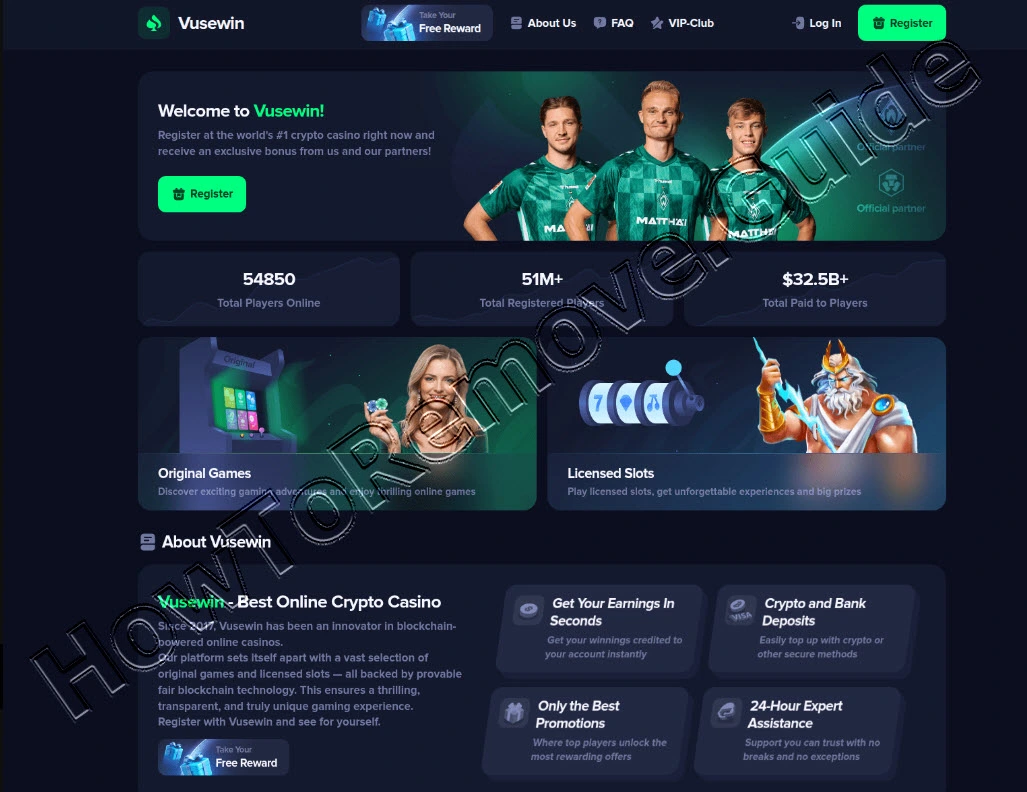 The Vusewin.cc Clone Casino Scam – Report