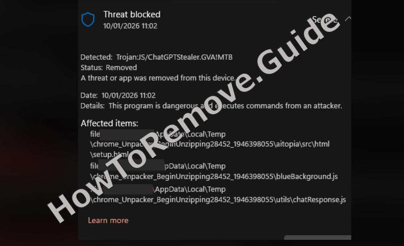 The ChatGPTStealer Malware