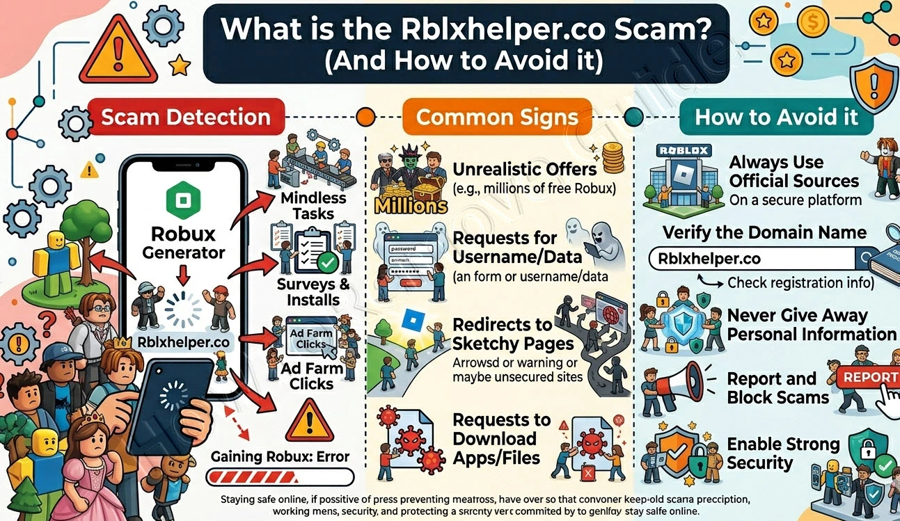 Rblxhelper.co Scam: Fake Robux Generator