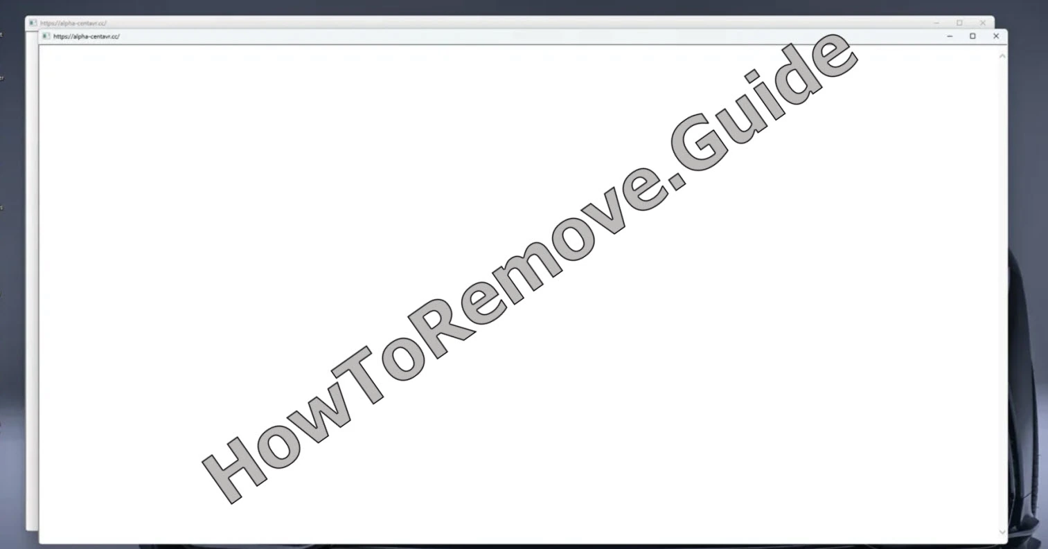 Entfernen von Alpha-centavr.cc Pop-ups