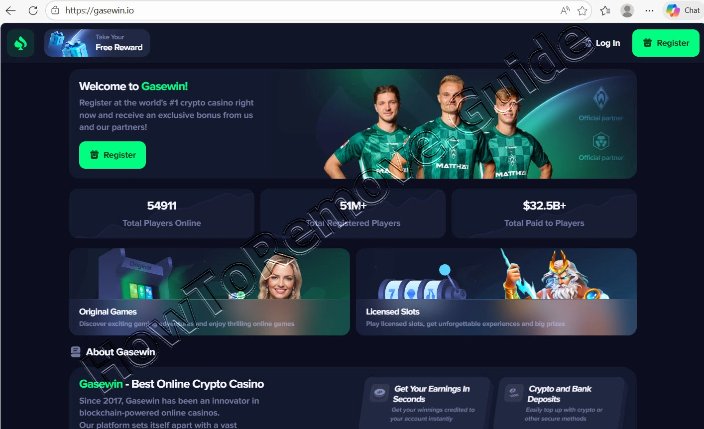 The Gasewin.io Casino Scam – Report