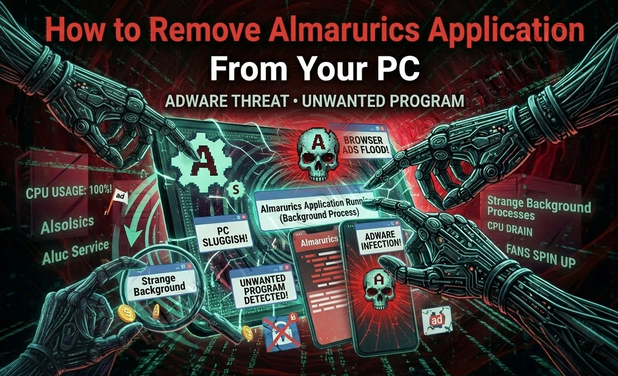 How to Remove Almarurics Application