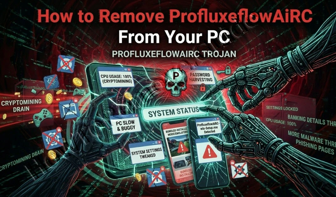 How to Remove ProfluxeflowAiRC Infostealer
