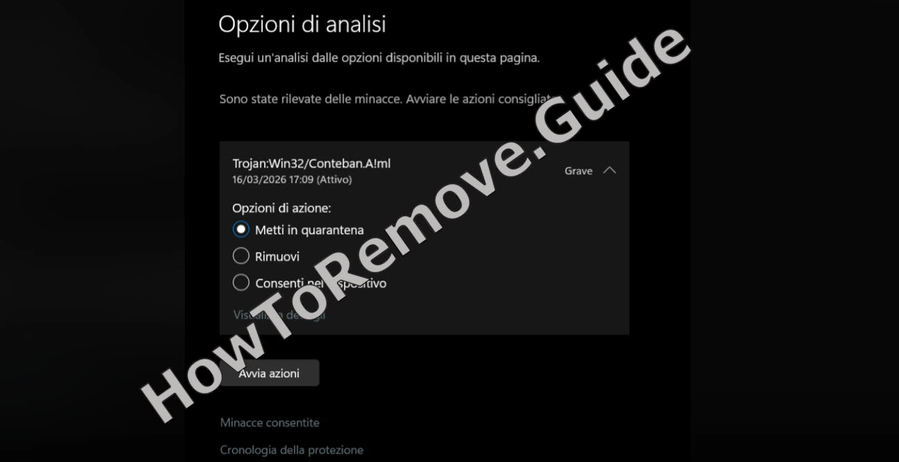 How to Remove Trojan:Win32/Conteban.A!ml
