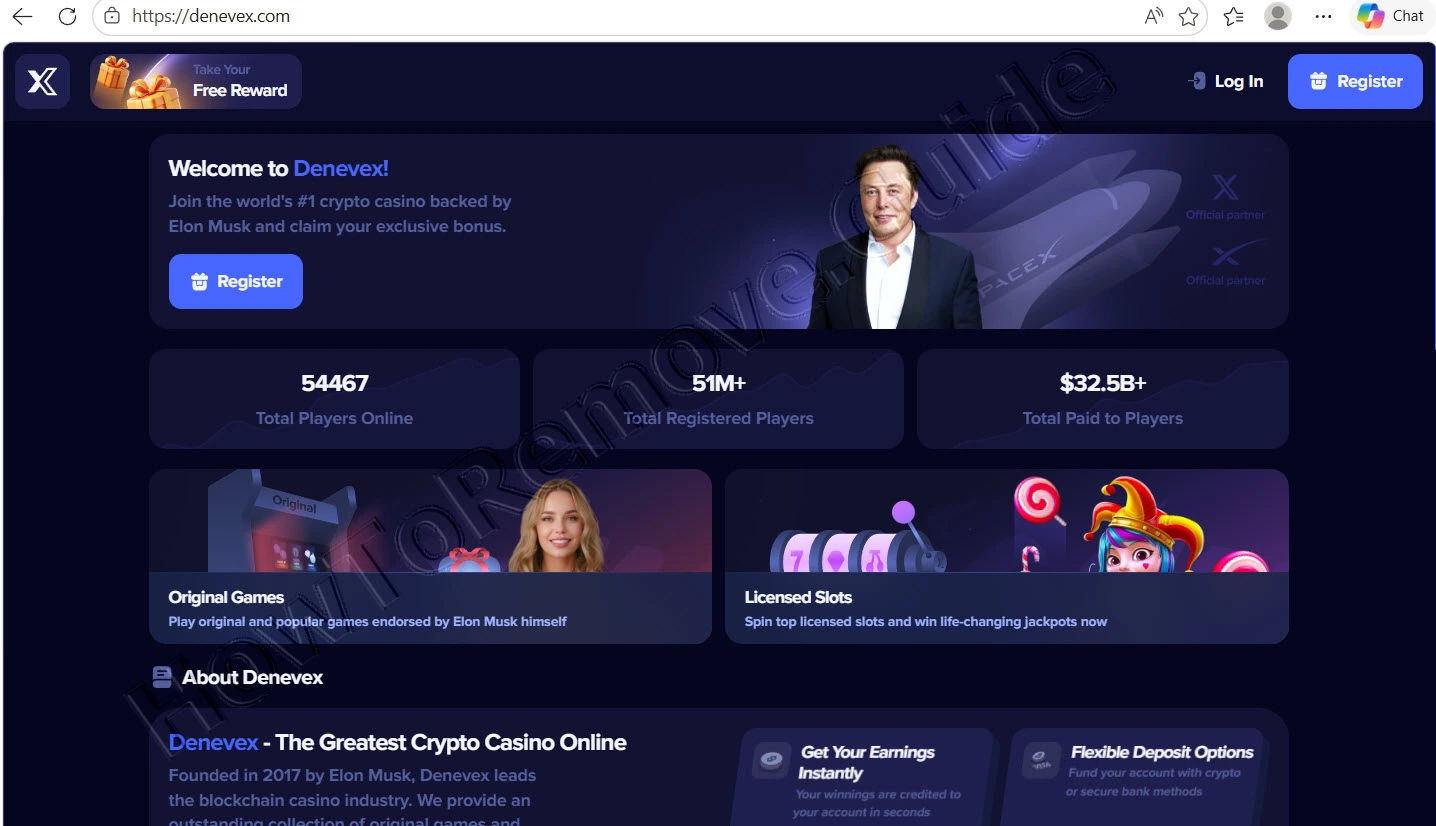The Denevex Casino Scam – Report