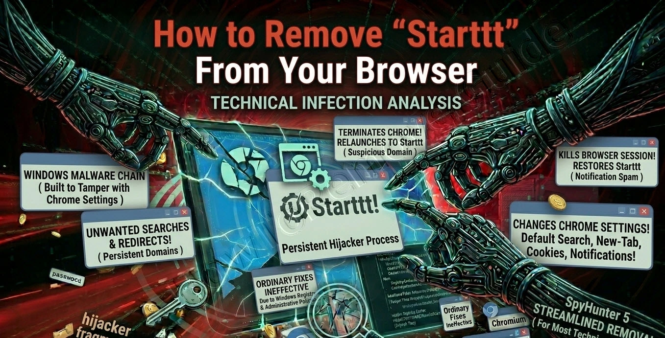 How to Remove Starttt Virus