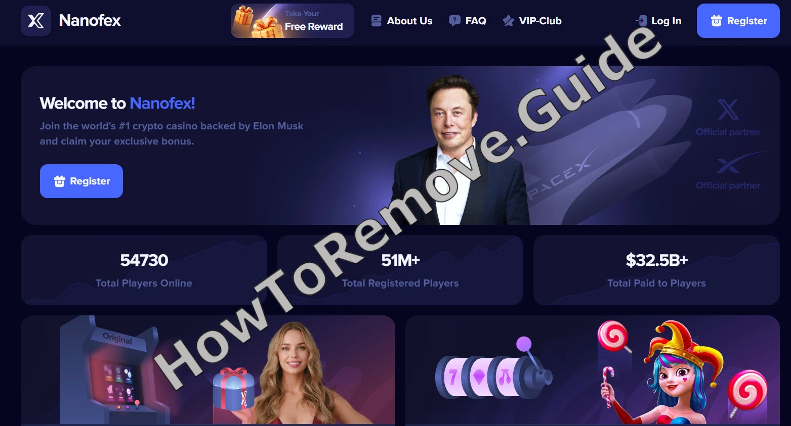 The Nanofex Casino Scam – Report