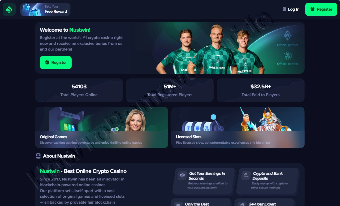The Nustwin.com Scam Casino – Report