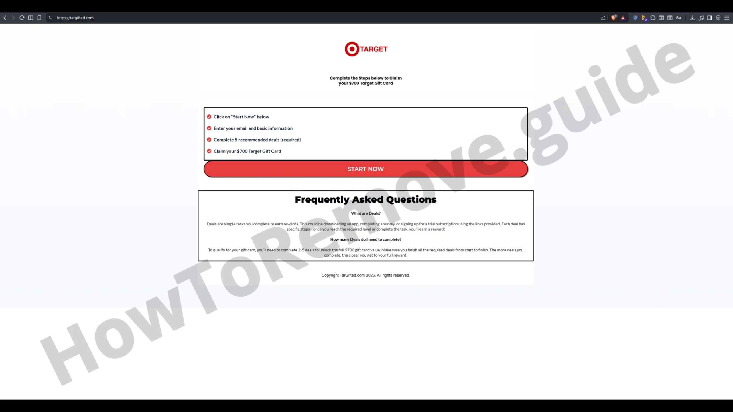 The TarGifted.com Scam Warning Signs – Report