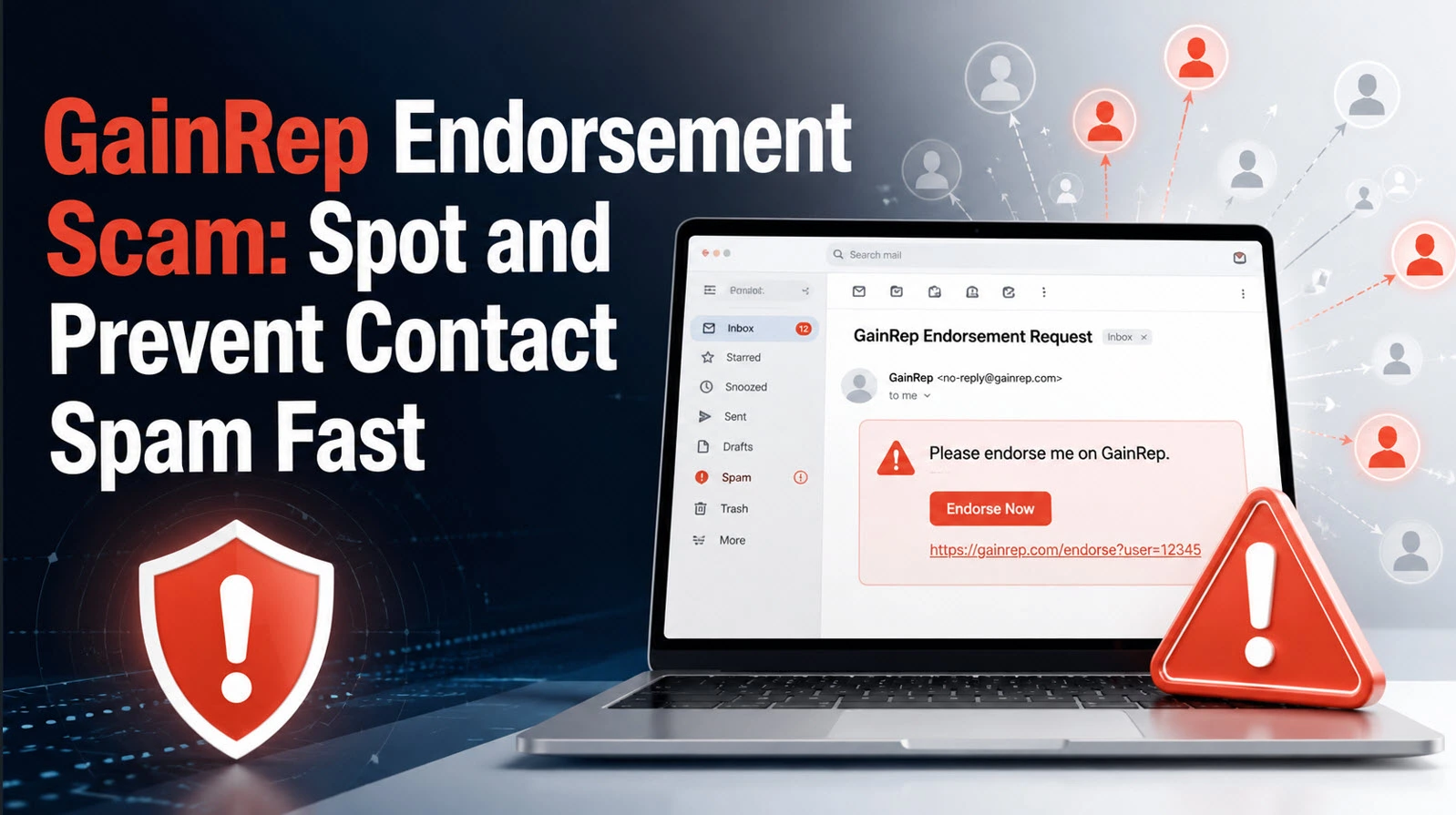 The GainRep Endorsement Scam Contact – Report