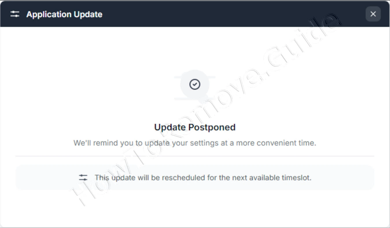 Application Update Virus