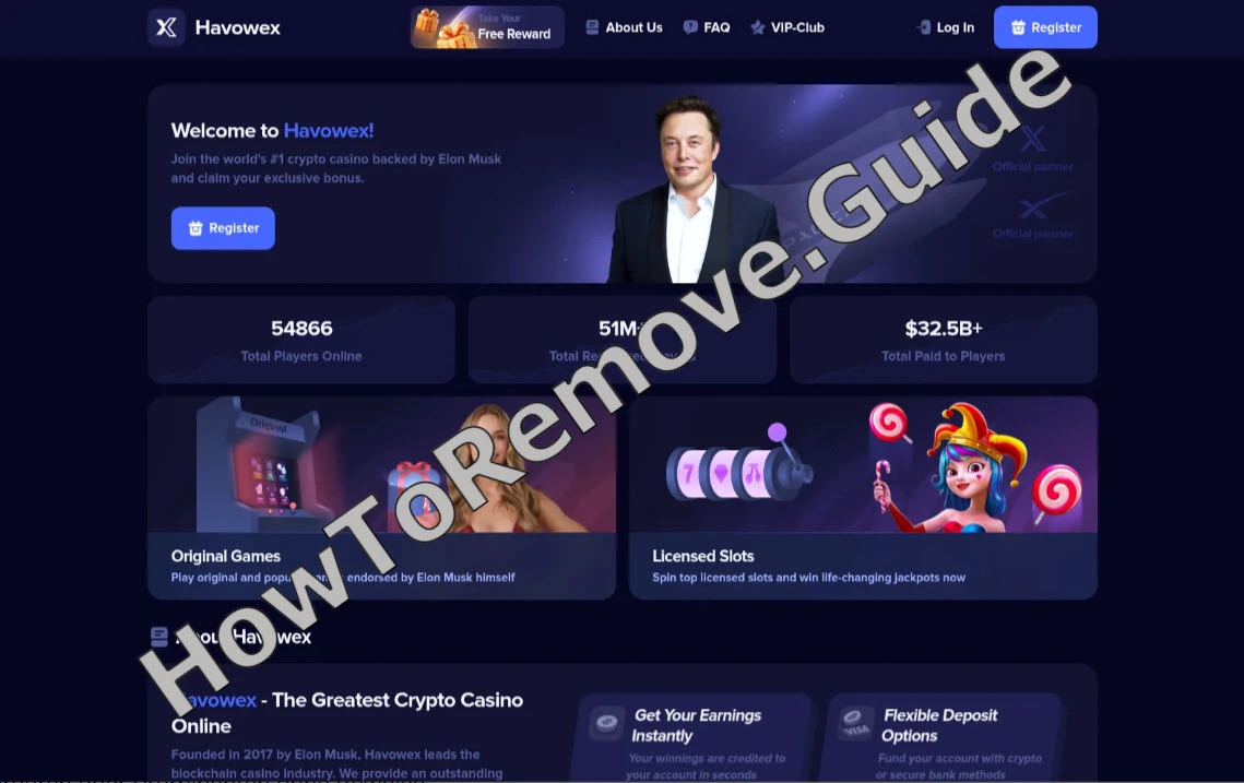The Havowex Scam Casino – Report