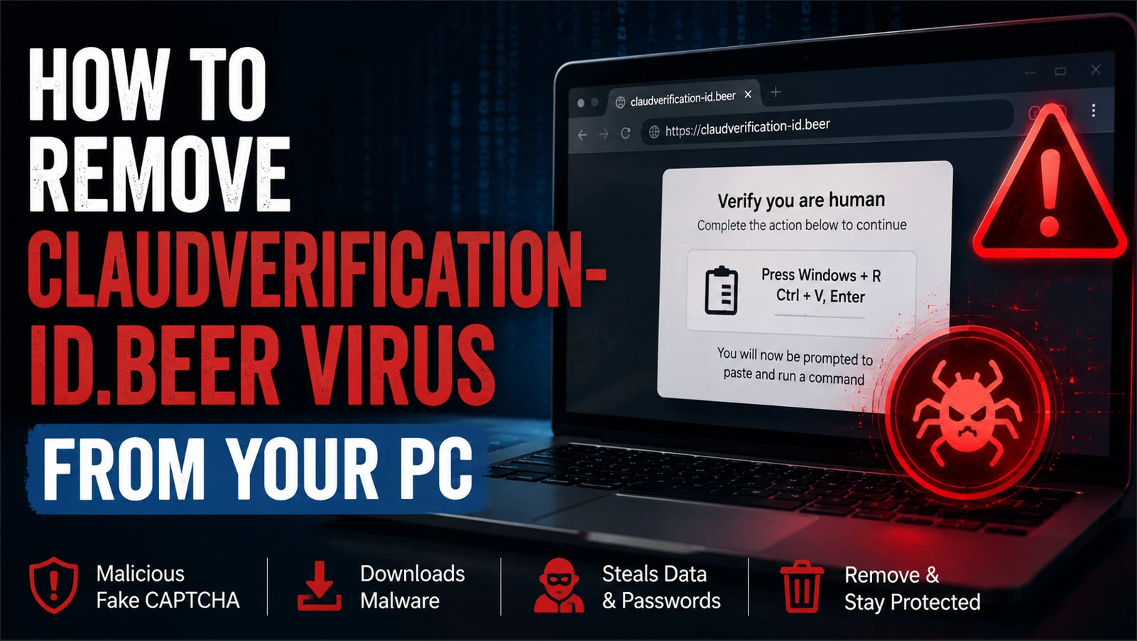 How to Remove Claudverification-id.beer Virus