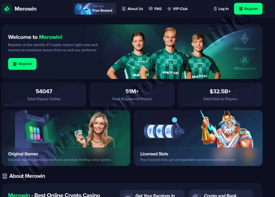 Merowin.com Scam Casino