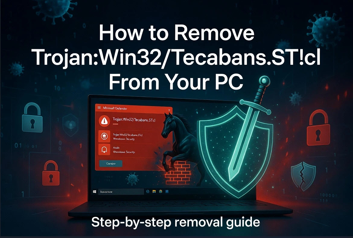 How to Remove Trojan:Win32/Tecabans.ST!cl