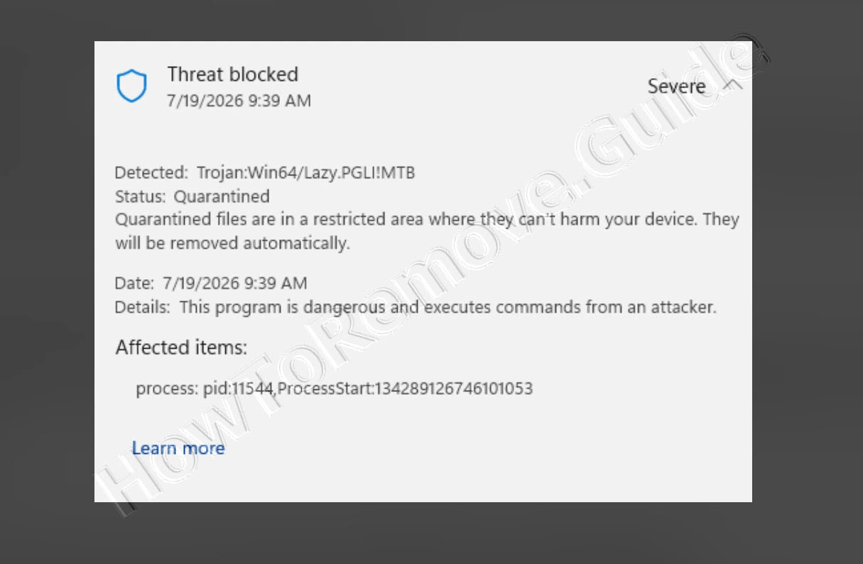 Trojan:Win64/Lazy.PGLI!MTB