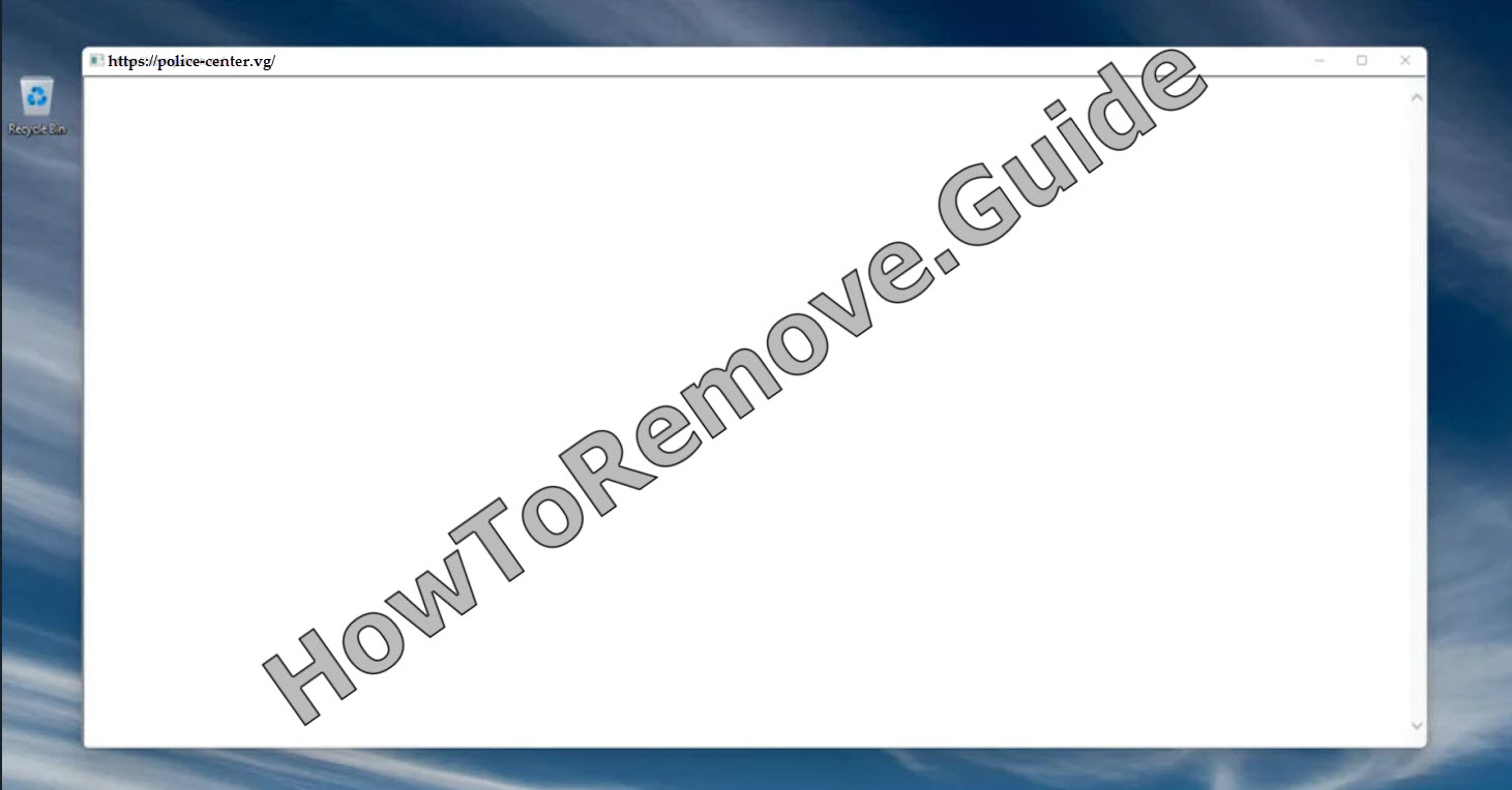 How to Remove Police-center.vg