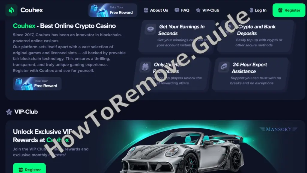 Couhex Scam Casino