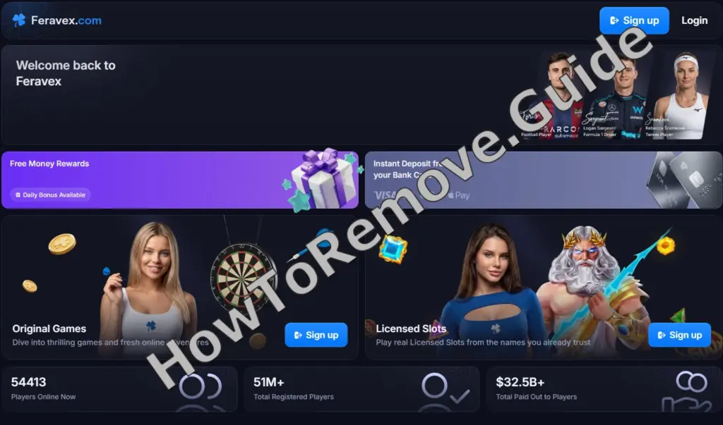 Feravex Scam Casino