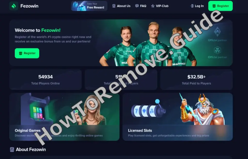 Fezowin Scam Casino
