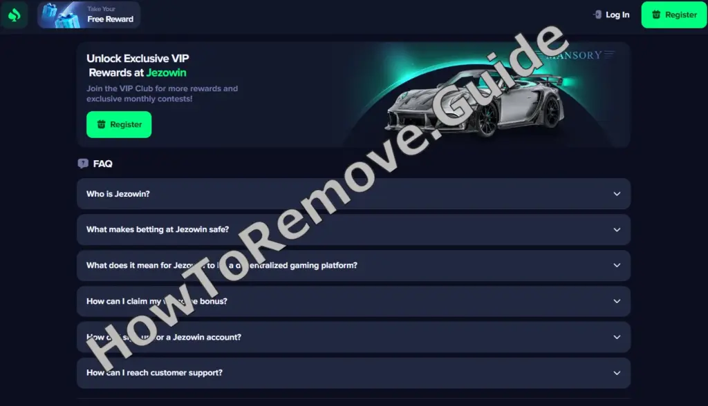 Jezowin Scam Casino