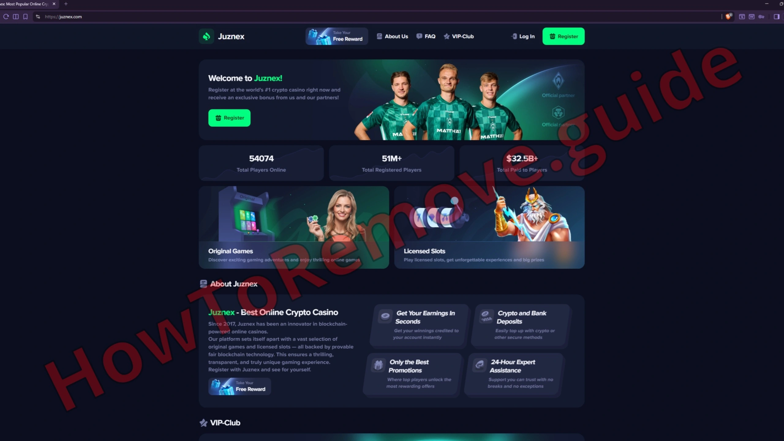Juznex casino scam