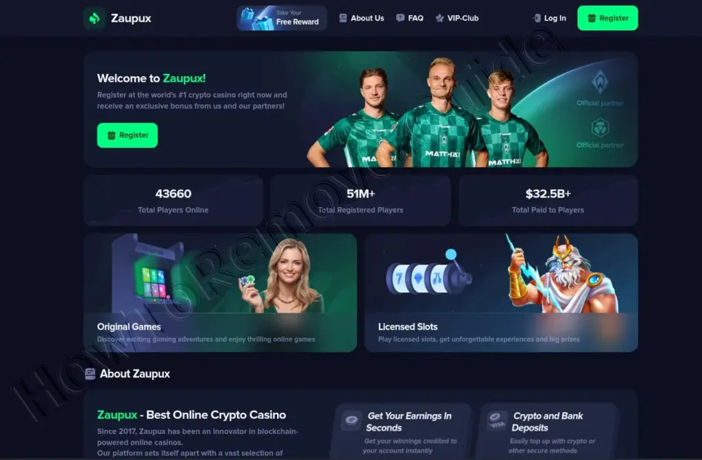Zaupux Scam Casino