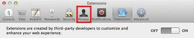 Privacy in Safari